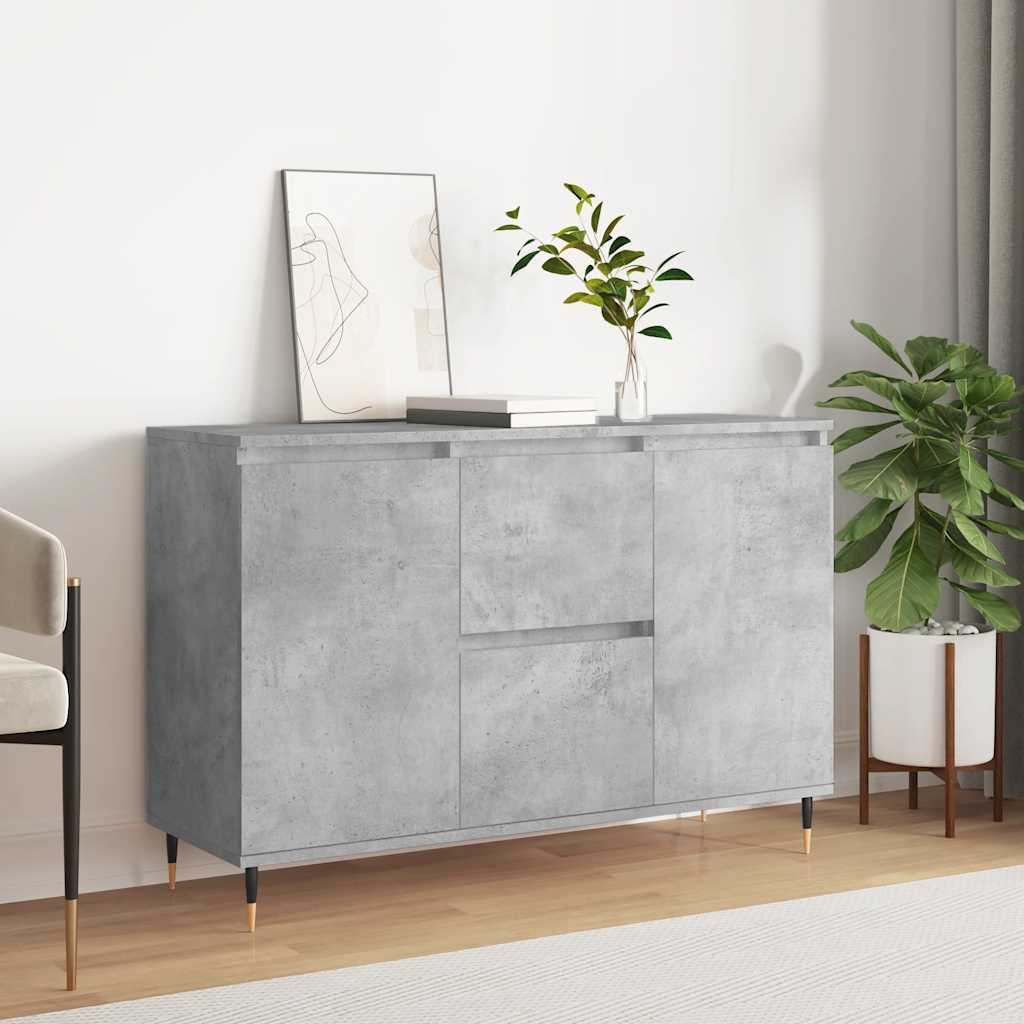 Betongraues Sideboard 101,5 cm