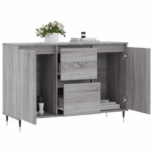 Graues Sonoma Sideboard, 101,5 cm