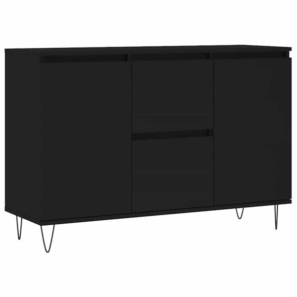 Schwarzes Sideboard 101,5 cm