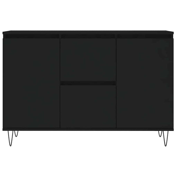 Schwarzes Sideboard 101,5 cm
