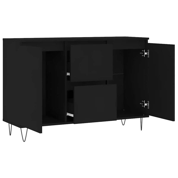 Schwarzes Sideboard 101,5 cm
