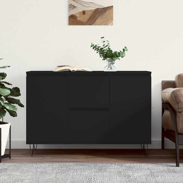 Schwarzes Sideboard 101,5 cm