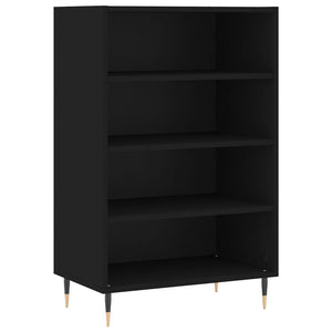 Schwarzes Highboard 57x35x90 cm