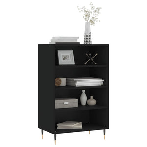 Schwarzes Highboard 57x35x90 cm