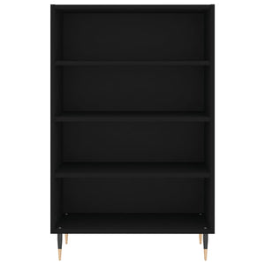 Schwarzes Highboard 57x35x90 cm