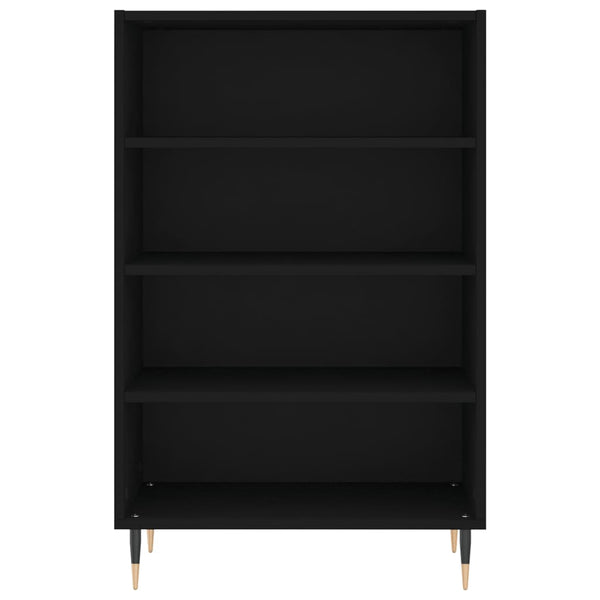 Schwarzes Highboard 57x35x90 cm