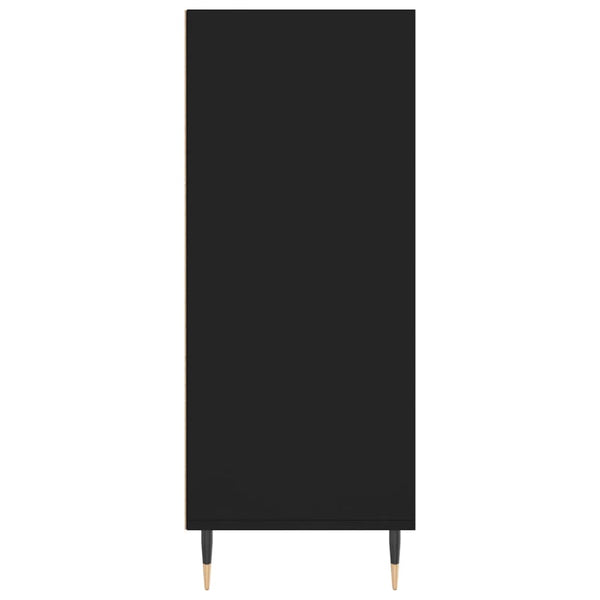Schwarzes Highboard 57x35x90 cm