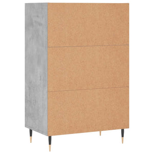 Betongraues Highboard 57x35x90cm
