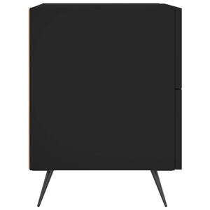 Nachttische Schwarz 40x35x47,5cm, 2er-Set