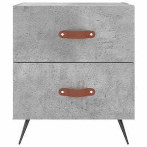 Betongrauer Nachttisch, 40 cm