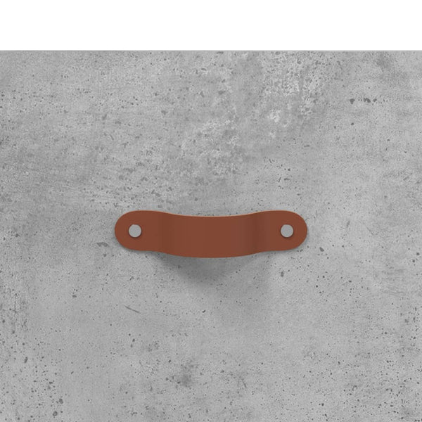 Betongrauer Nachttisch, 40 cm