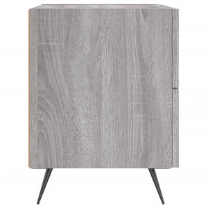 Nachttische 2er Set Grau Sonoma 40x35x47,5cm