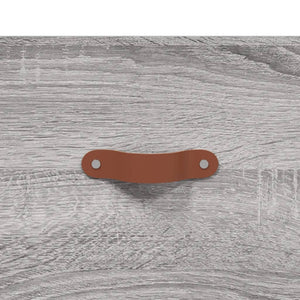 Nachttische 2er Set Grau Sonoma 40x35x47,5cm