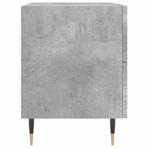 Nachttische 2er Set Betongrau 40x35x47,5cm