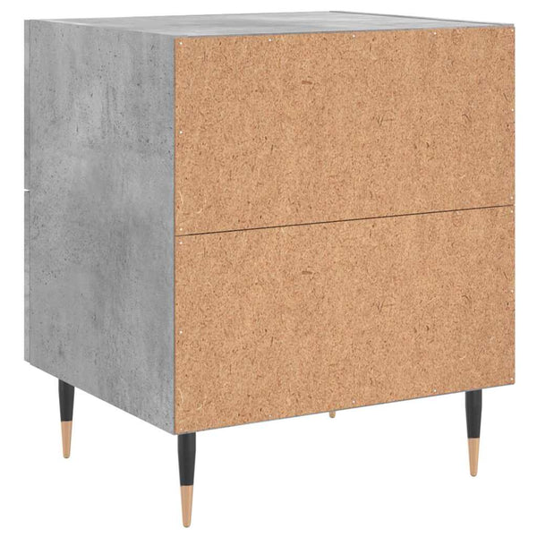Nachttische 2er Set Betongrau 40x35x47,5cm