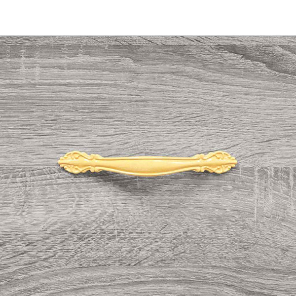 Grauer Nachttisch Sonoma, 40 cm