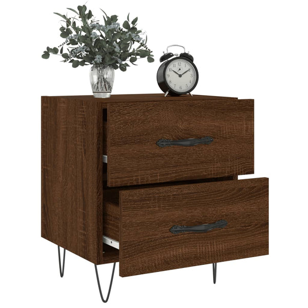 Nachttisch Braune Eiche 40 cm