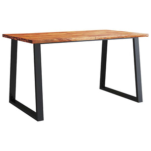 Esstisch Akazie Massivholz Baumkante 140 cm