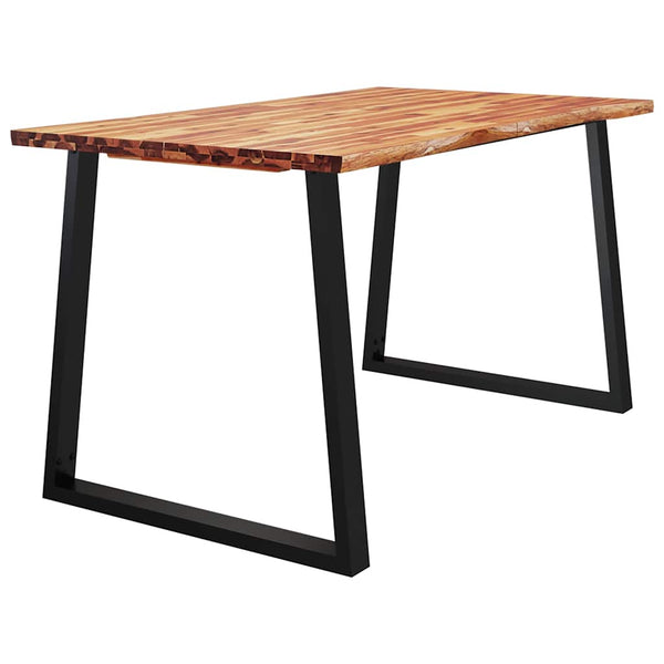 Esstisch Akazie Massivholz Baumkante 140 cm