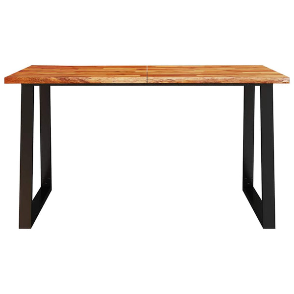 Esstisch Akazie Massivholz Baumkante 140 cm