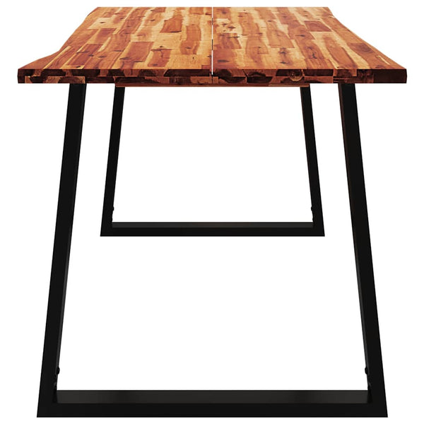 Esstisch Akazie Massivholz Baumkante 140 cm