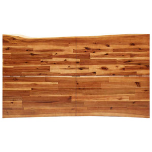Esstisch Akazie Massivholz Baumkante 140 cm