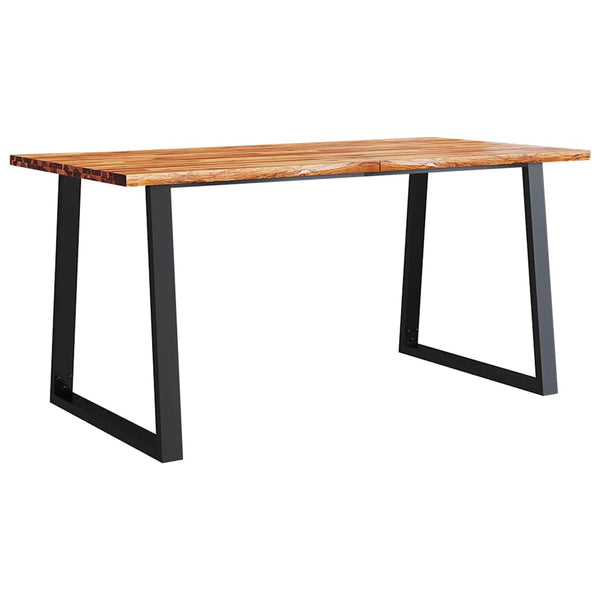 Esstisch Akazie Massivholz Baumkante 160 cm