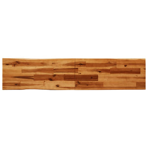 Baumkanten Bank Akazie Massivholz 160cm