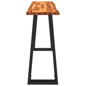 Akazie Konsole Tisch Baumkante 140cm