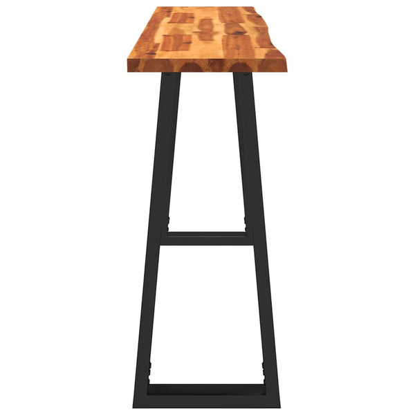 Akazie Konsole Tisch Baumkante 140cm