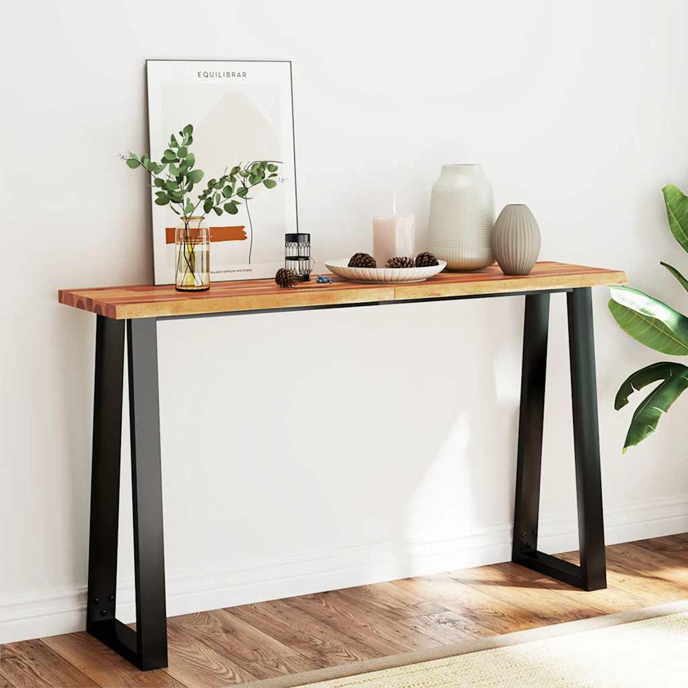 Akazie Konsole Tisch Baumkante 140cm
