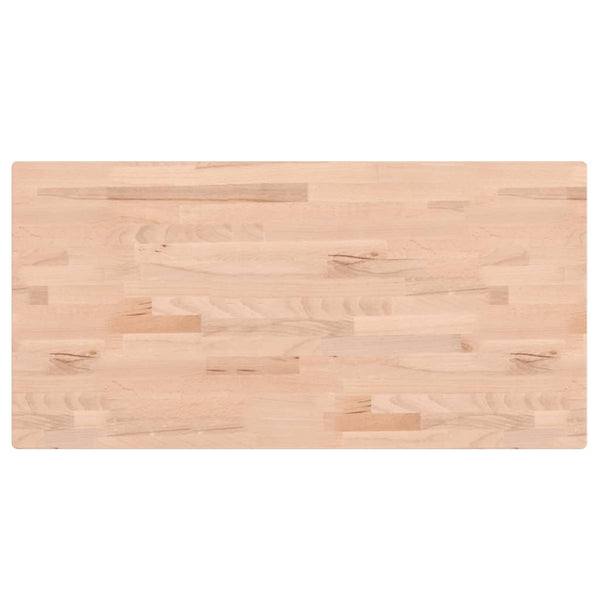 Massivholz Tischplatte Buche 80x40 cm