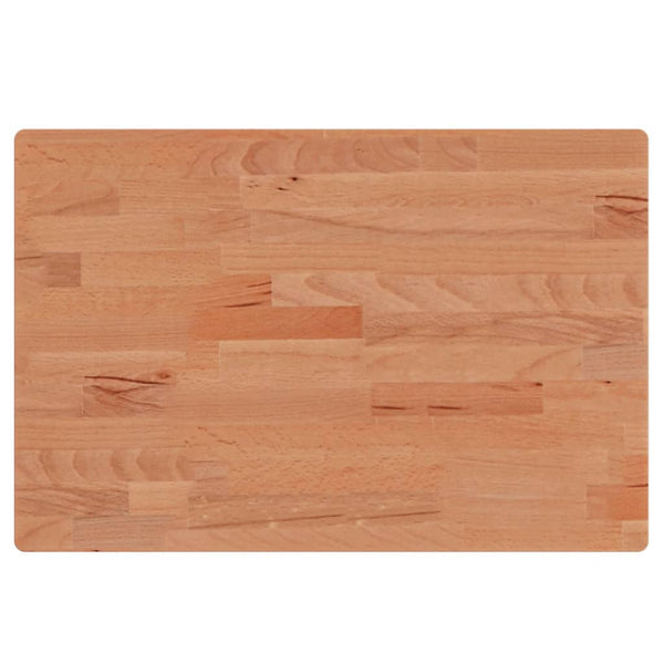 Massivholz Tischplatte Buche 60x40 cm