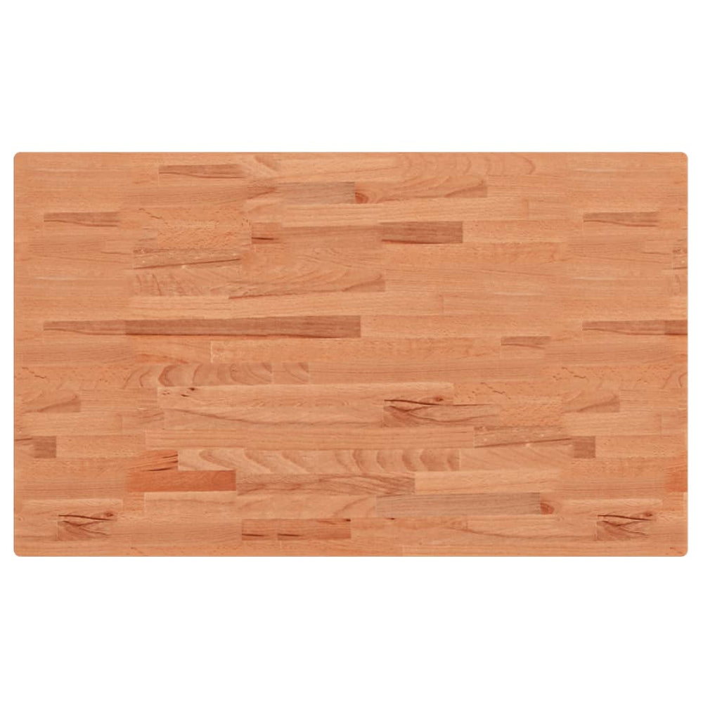 Massivholz Tischplatte Buche 100x60 cm