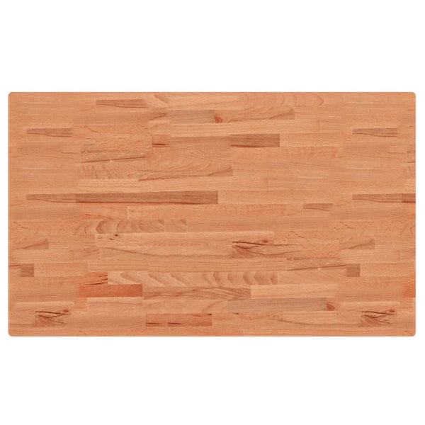 Massivholz Tischplatte Buche 100x60 cm