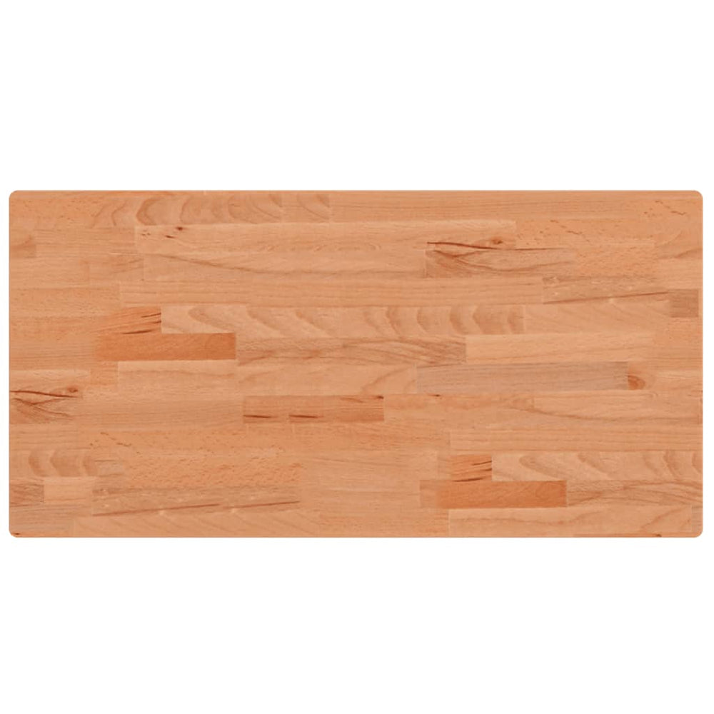 Massivholz Tischplatte Buche 80x40 cm