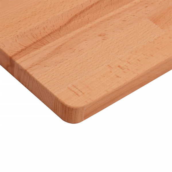 Massivholz Tischplatte Buche 80x40 cm
