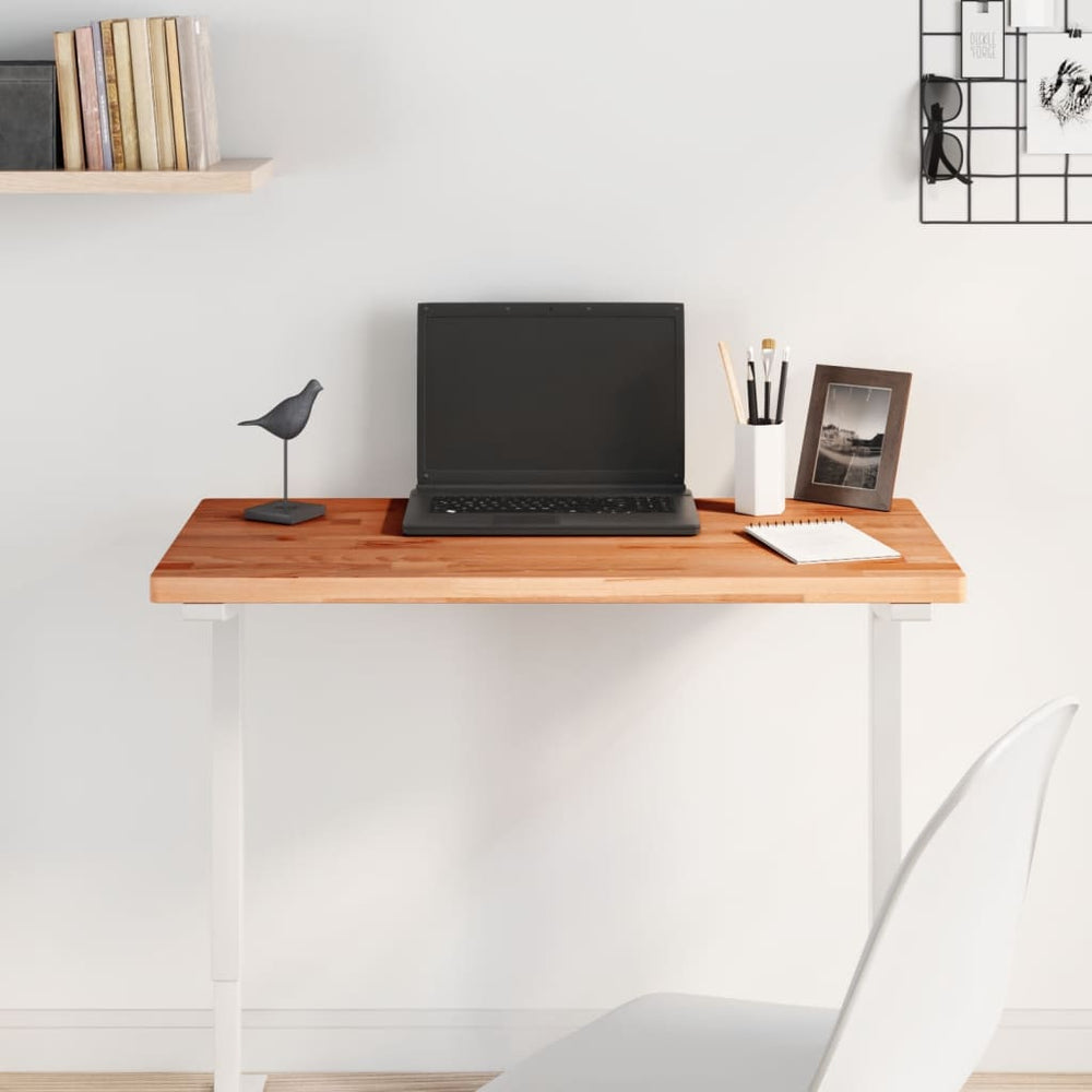 Massivholz Tischplatte Buche 80x40 cm