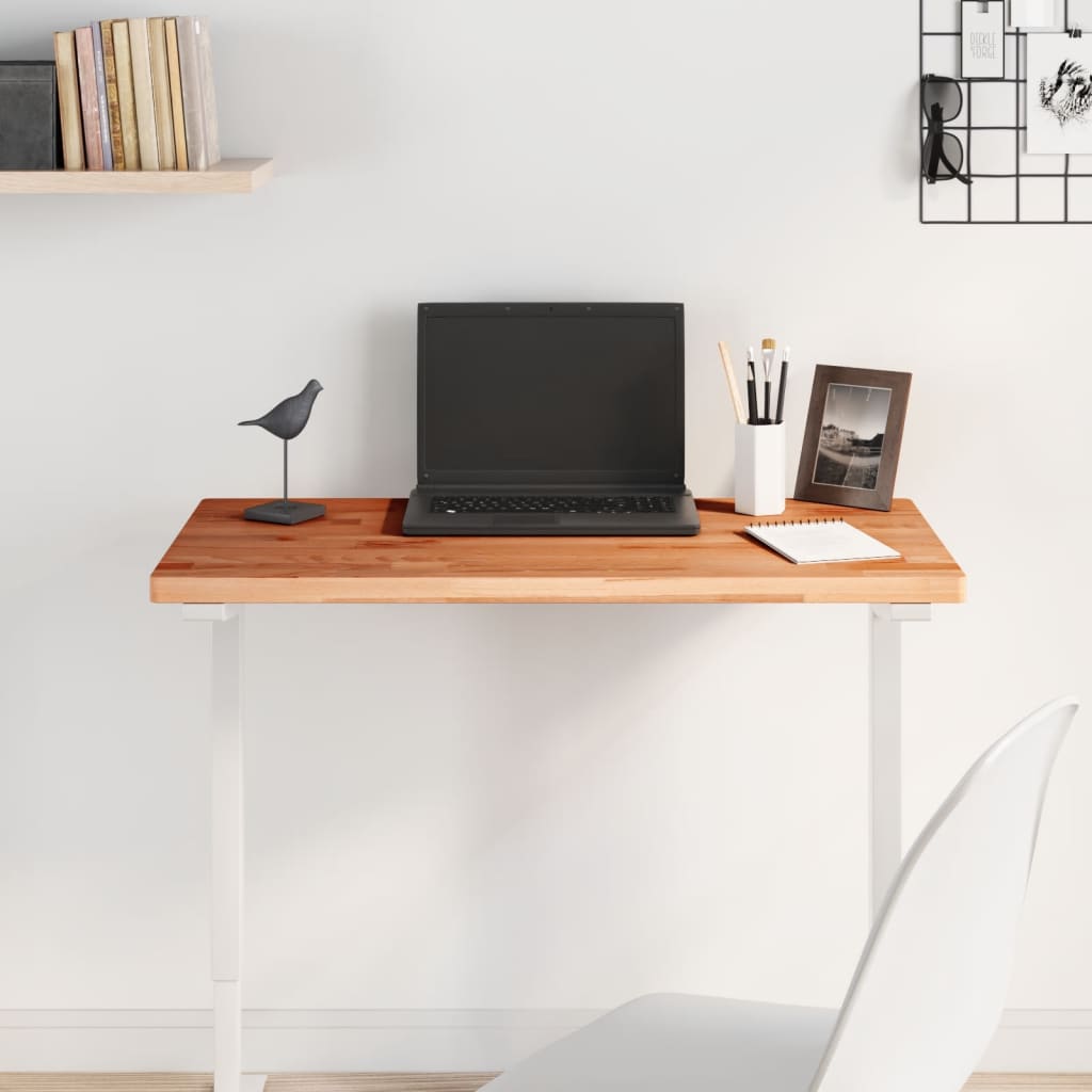Massivholz Tischplatte Buche 80x40 cm