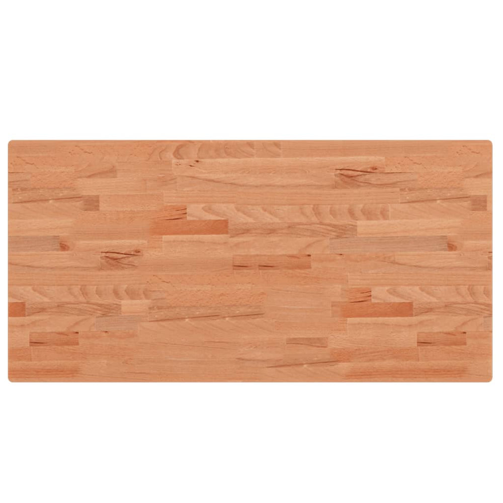 Massivholz Tischplatte Buche 100x50 cm
