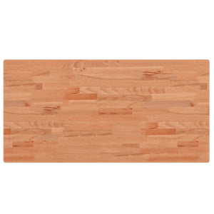 Massivholz Tischplatte Buche 100x50 cm