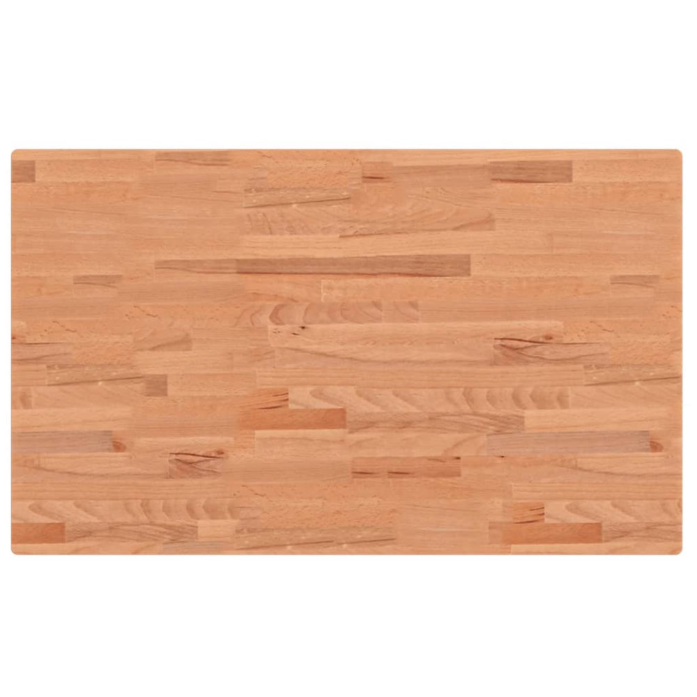 Massivholz Tischplatte Buche 100x60 cm