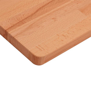 Massivholz Tischplatte Buche 100x60 cm