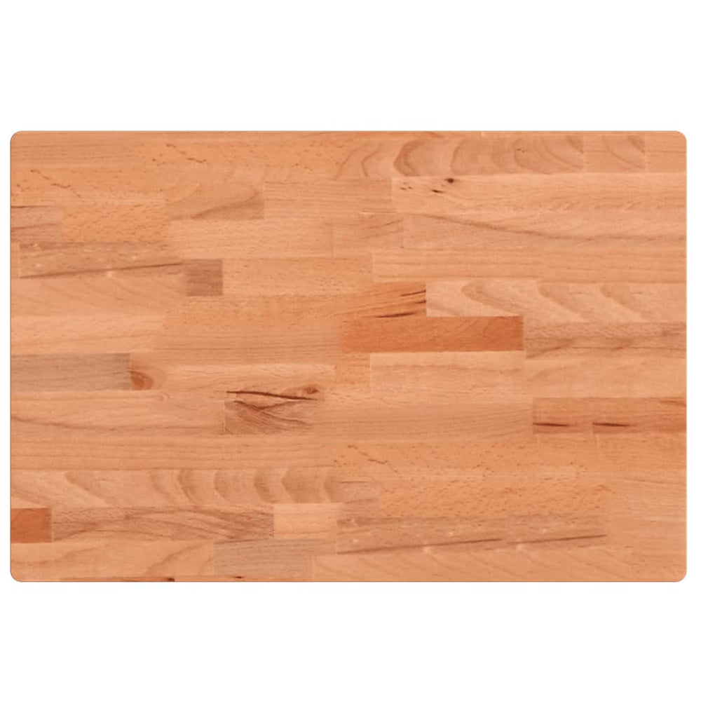 Massivholz Tischplatte Buche 80x40 cm