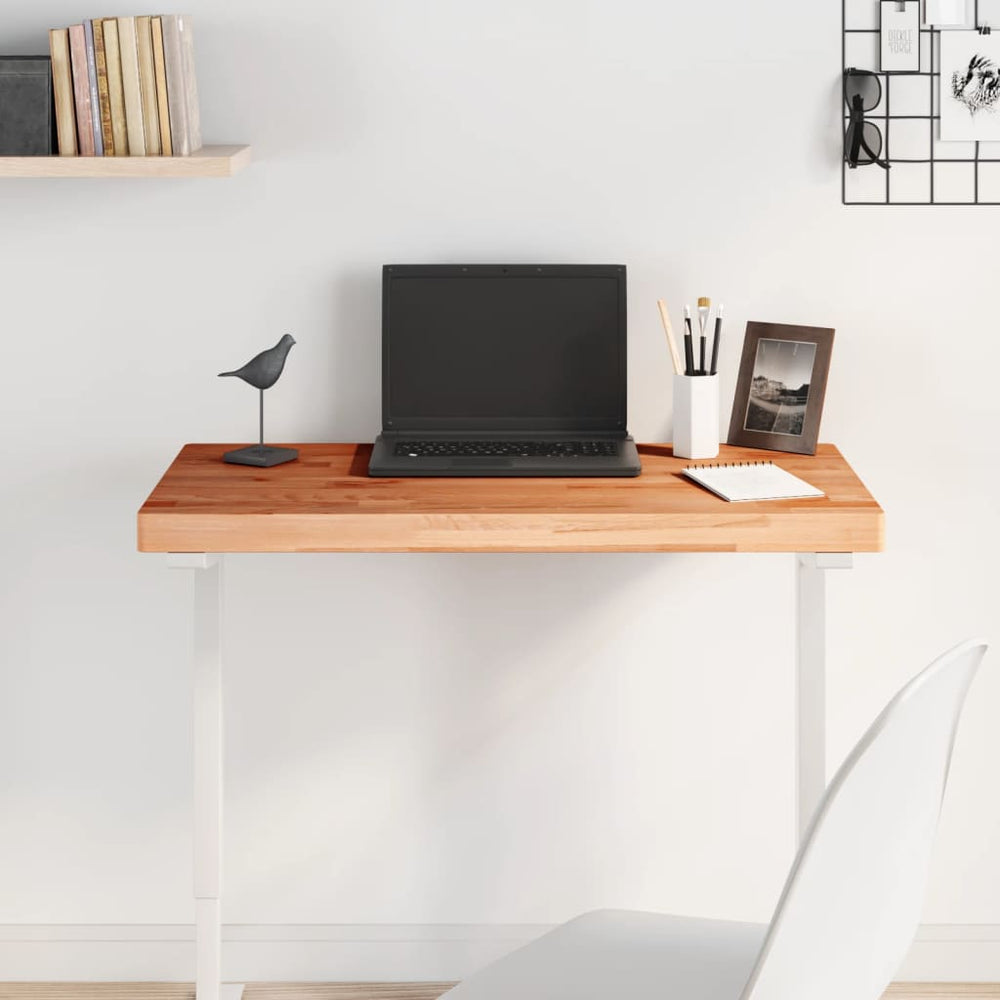 Massivholz Tischplatte Buche 80x40 cm