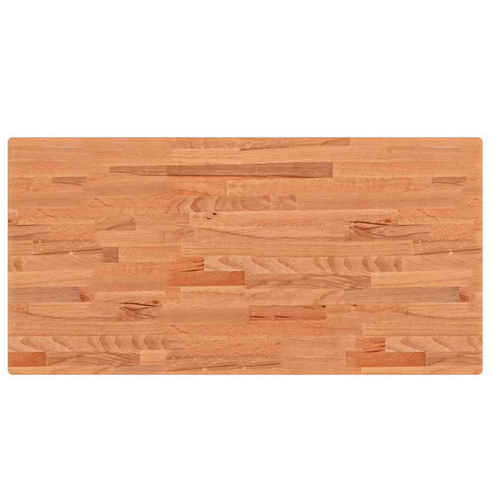 Massivholz Tischplatte Buche 100x50 cm