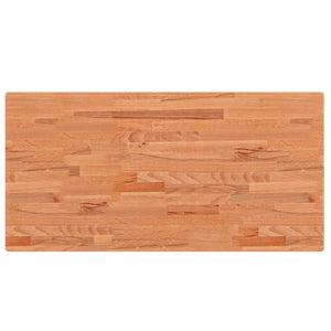 Massivholz Tischplatte Buche 100x50 cm