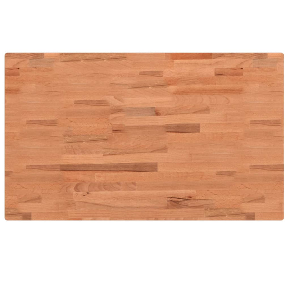 Massivholz Tischplatte Buche 100x60 cm