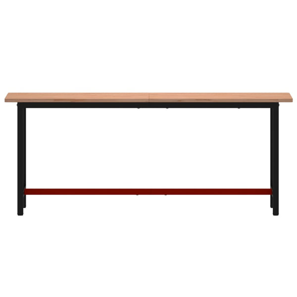 Werkbank Buche Massivholz 200 cm