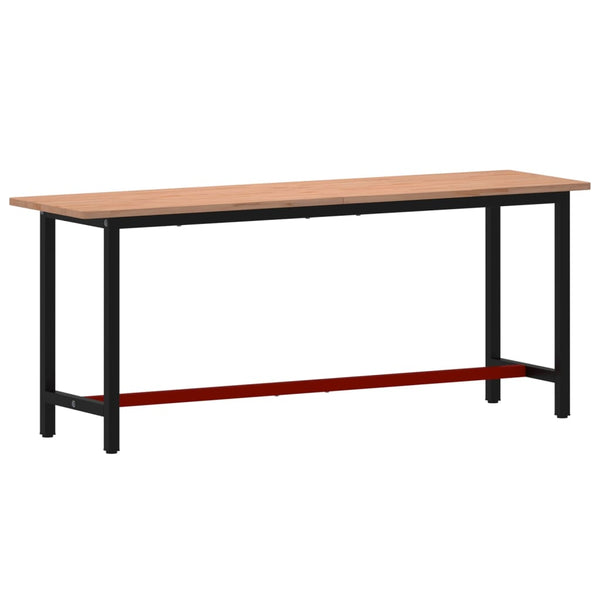 Werkbank Buche Massivholz 200 cm